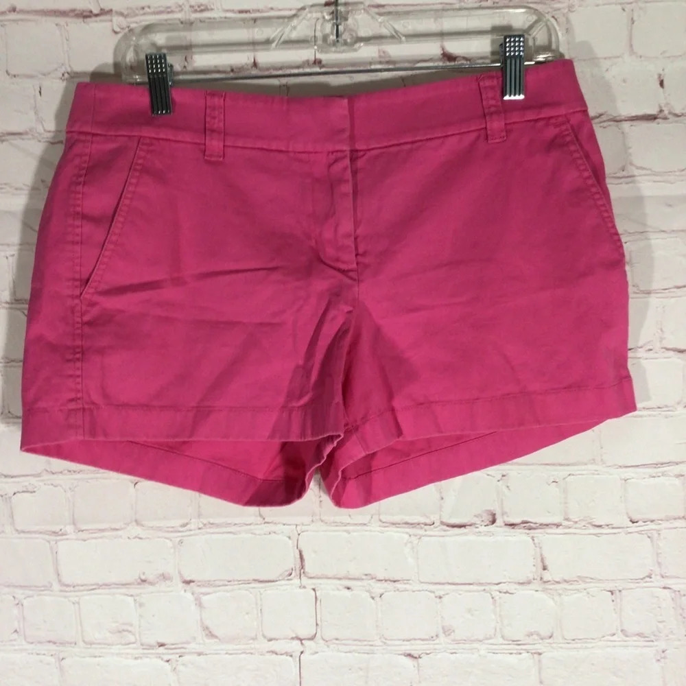 J. Crew Pink Cotton Shorts - Size 6